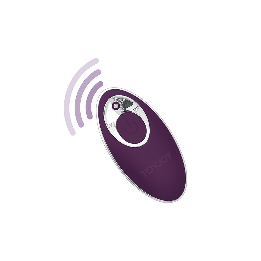 TOYJOY - HAPPINESS KNOCK KNOCK EGGSTAVAGANT VIBRATOR WITH REMOTE CONTROL PURPLE - Bild 4