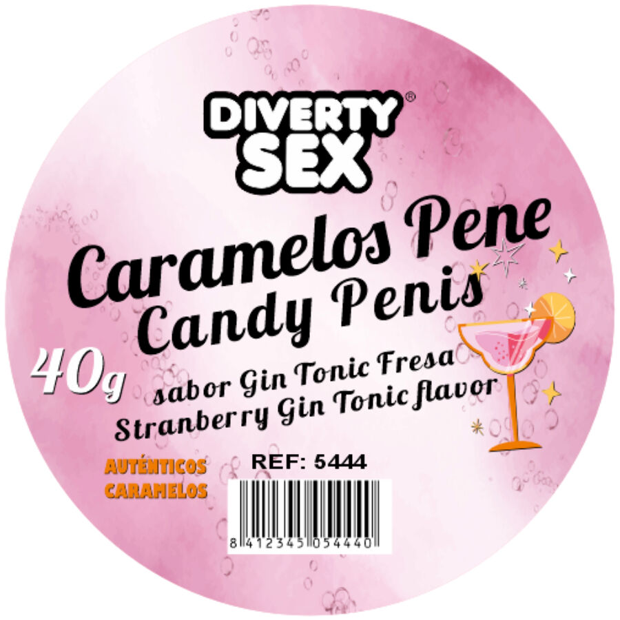Alternative view of DIABLO PICANTE - 20 GIN & TONIC FLAVORED PENIS CANDIES