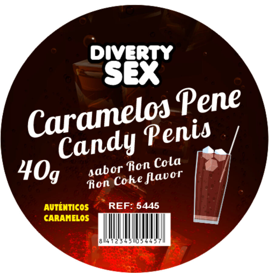 Alternative view of DIABLO PICANTE - 20 RON COLA FLAVORED PENIS CANDIES