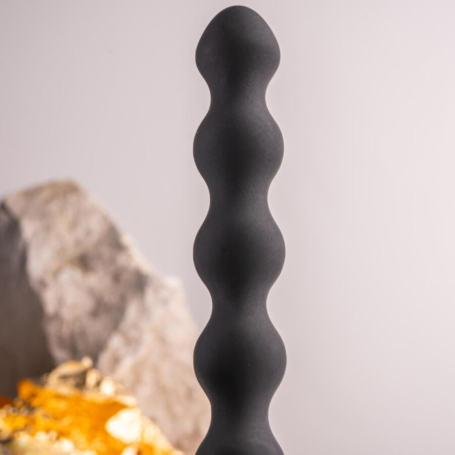 ROCKS- OFF - PETITE SENSATIONS PEARLS ANAL PLUG VIBRATOR BLACK - Bild 8
