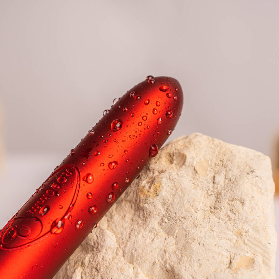 Alternative view of ROCKS-OFF - RO-90 SCARLET VELVET VIBRATING BULLET RED
