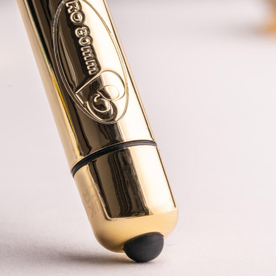 ROCKS- OFF - RO-80 CHAMPAGNE GOLDEN VIBRATING BULLET - Bild 4
