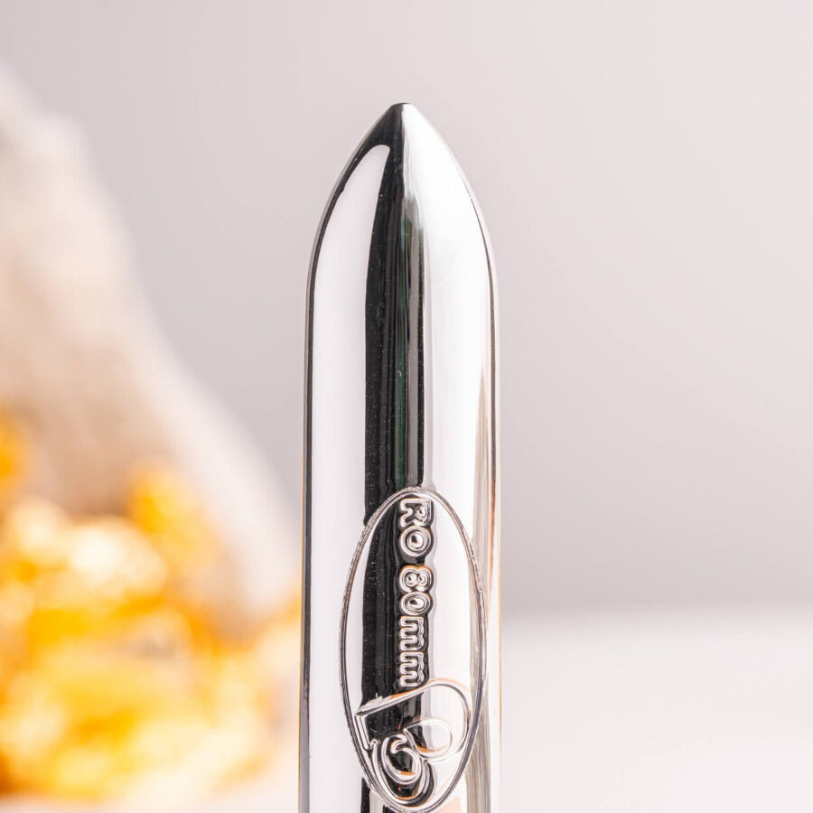 Alternative view of ROCKS-OFF - RO-80 CHROME VIBRATING BULLET SILVER