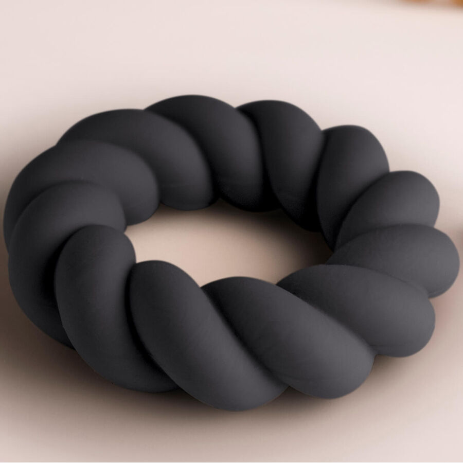 ROCKS-OFF - TWIST BLACK SILICONE MASTURBATOR RING - Bild 5
