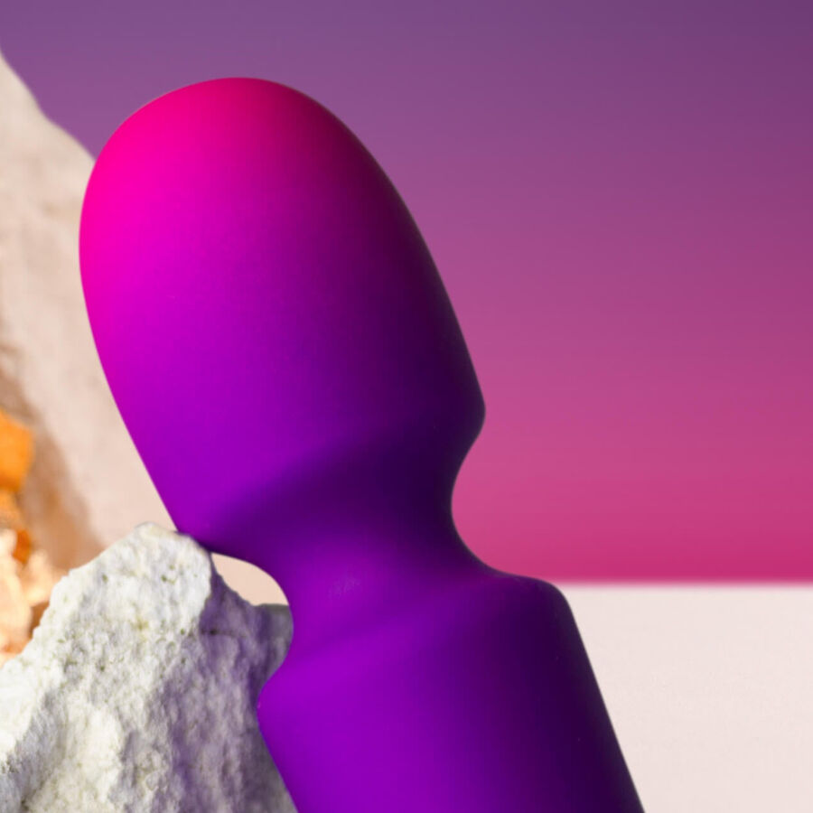 Alternative view of ROCKS- OFF - GLO- GIRL VIBRATOR WAND MINI PURPLE