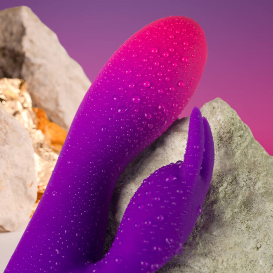 ROCKS- OFF - GLO- GIRL PURPLE RABBIT VIBRATOR - Bild 5