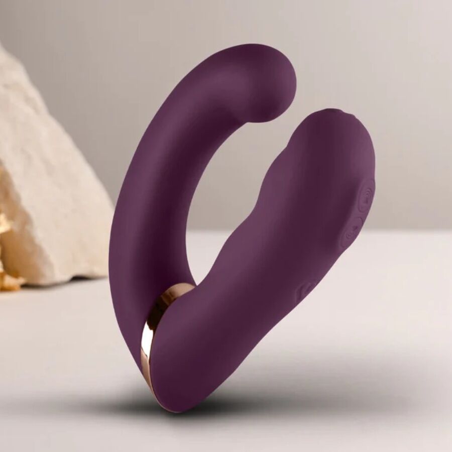 ROCKS-OFF - GEMINI DUAL VIBRATOR G-SPOT CLITORIS STIMULATOR PURPLE - Bild 5