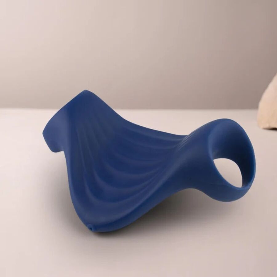 Alternative view of ROCKS- OFF - PALM BLUE FLEXIBLE VIBRATOR MASTURBATOR