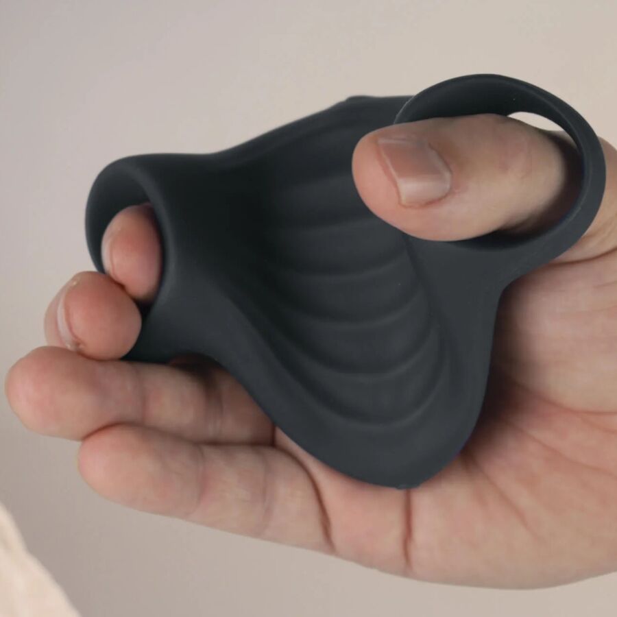 ROCKS- OFF - PALM BLACK FLEXIBLE VIBRATOR MASTURBATOR - Bild 4