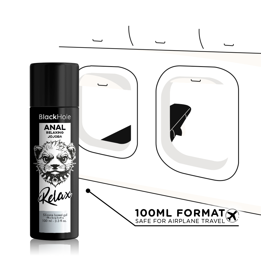 BLACK HOLE - ANAL RELAXING JOJOBA RELAX SILICONE BASE 100 ML - Bild 4
