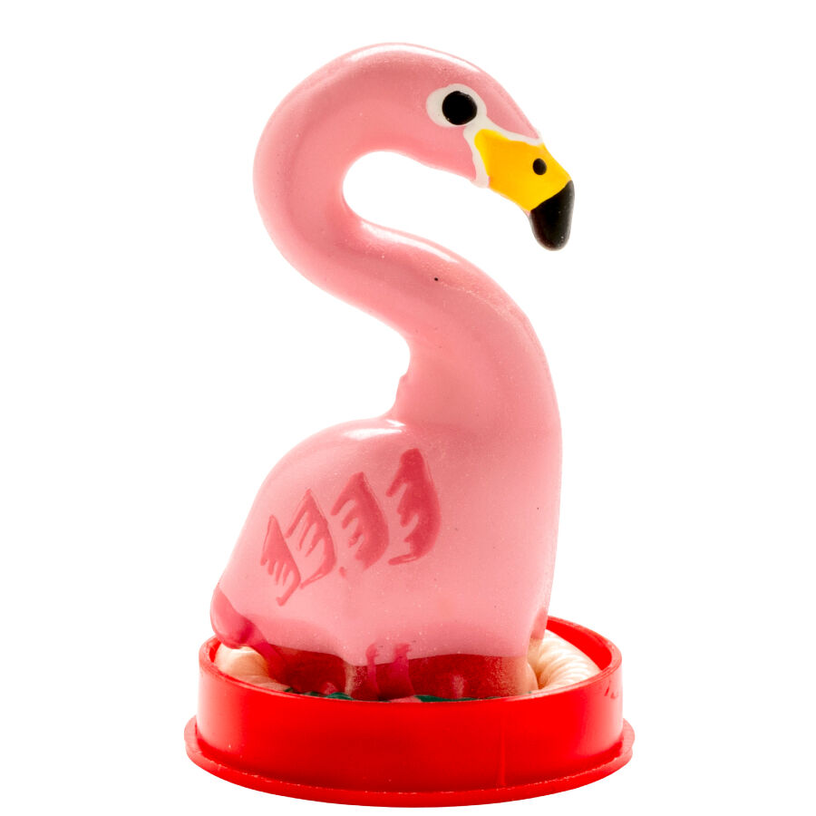 Alternative view of CONDOMERIE - HANDPAINTED NOVELTY CONDOMS FLAMINGO PINK