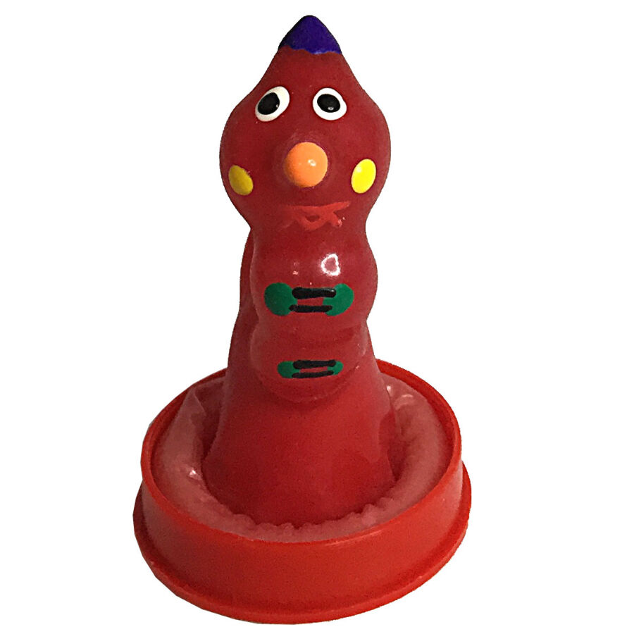 CONDOMERIE - HANDPAINTED NOVELTY CONDOMS WORM - Bild 3