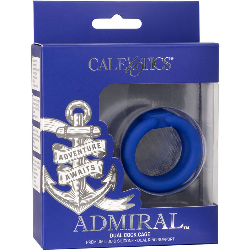 CALEXOTICS - ADMIRAL DUAL COCK CAGE BLUE - Bild 6