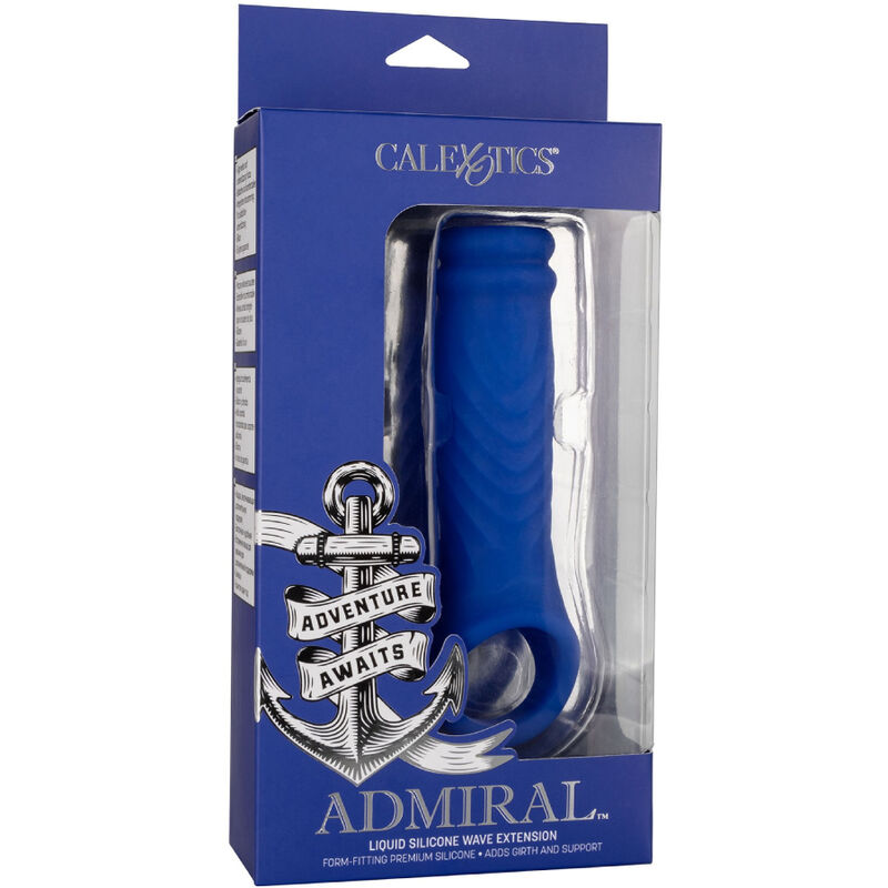 CALEXOTICS - ADMIRAL WAVE PENIS COVER LIQUID SILICONE BLUE - Bild 6