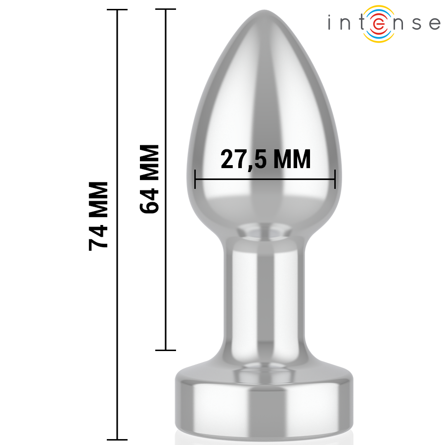 INTENSE - ANAL PLUG 10 VIBRATIONS METAL WITH REMOTE CONTROL S - Bild 4
