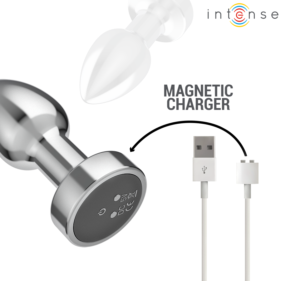 INTENSE - ANAL PLUG 10 VIBRATIONS METAL WITH REMOTE CONTROL S - Bild 6
