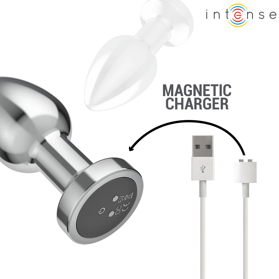 INTENSE - ANAL PLUG 10 VIBRATIONS METAL WITH REMOTE CONTROL M - Bild 5