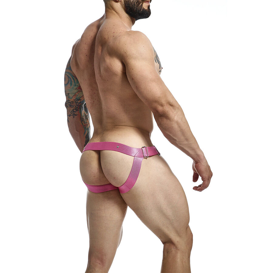 Alternative view of MOB - DNGEON JOCKSTRAP PINK COCK RING ONE SIZE