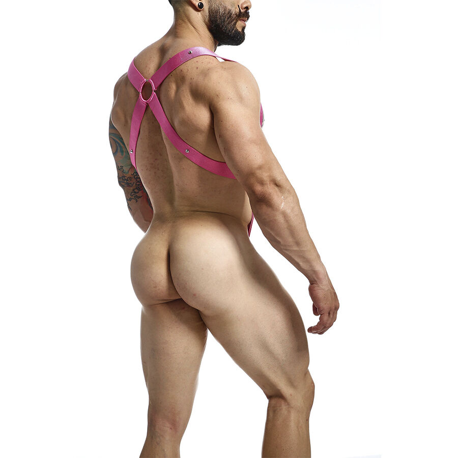 Alternative view of MOB - DNGEON CROSS BACK HARNESS PINK ONE SIZE