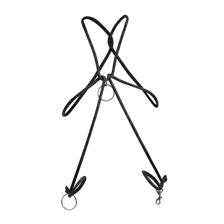 Alternative view of MOB - DNGEON BLACK ROPE WITH COCK RING