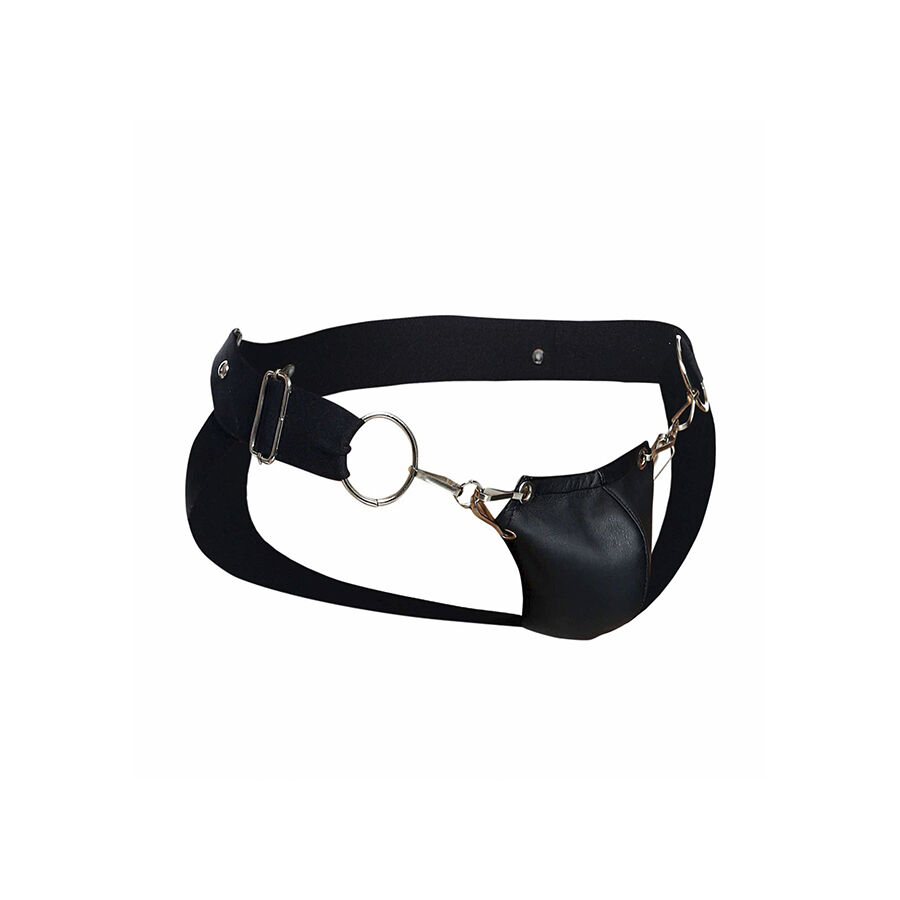 Alternative view of MOB - DNGEON JOCKSTRAP BLACK PRESSURE ONE SIZE