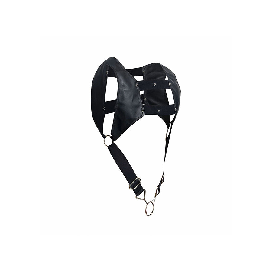 MOB - DNGEON BLACK HARNESS WITH UPPER COCK RING ONE SIZE - Bild 4