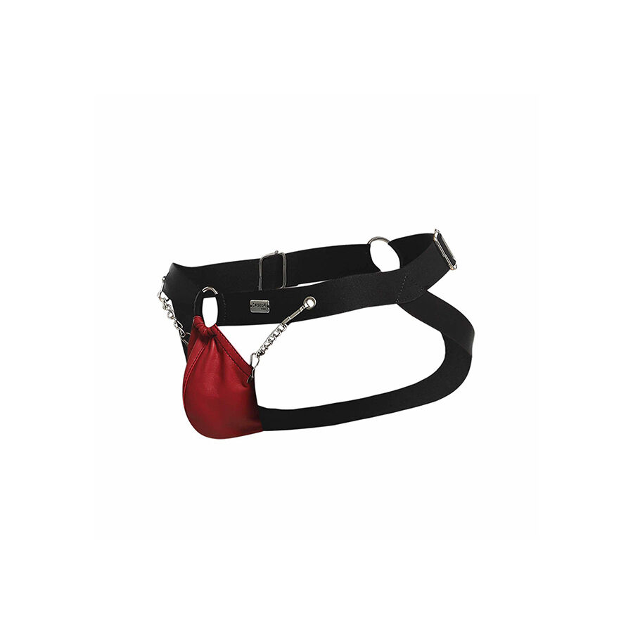 MOB - DNGEON RED JOCKSTRAP WITH CHAINS ONE SIZE - Bild 6