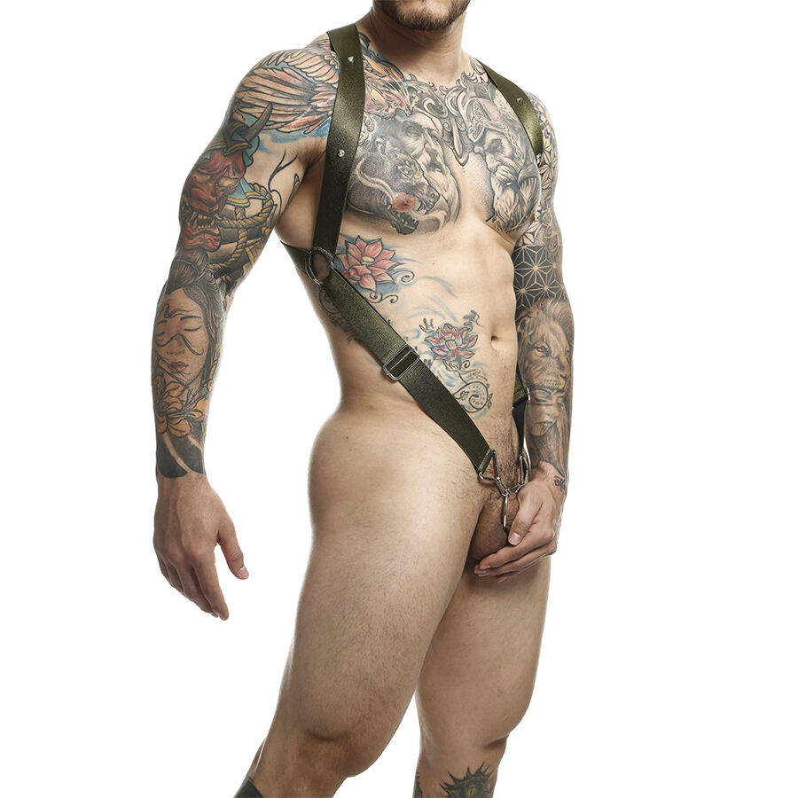 MOB - DNGEON CROSS BACK HARNESS GREEN ONE SIZE - Bild 6