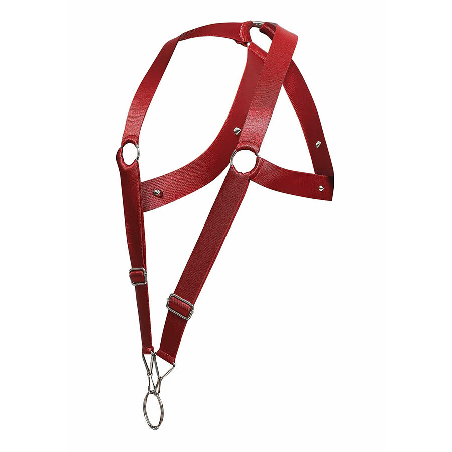 MOB - DNGEON CROSS BACK HARNESS RED ONE SIZE - Bild 5