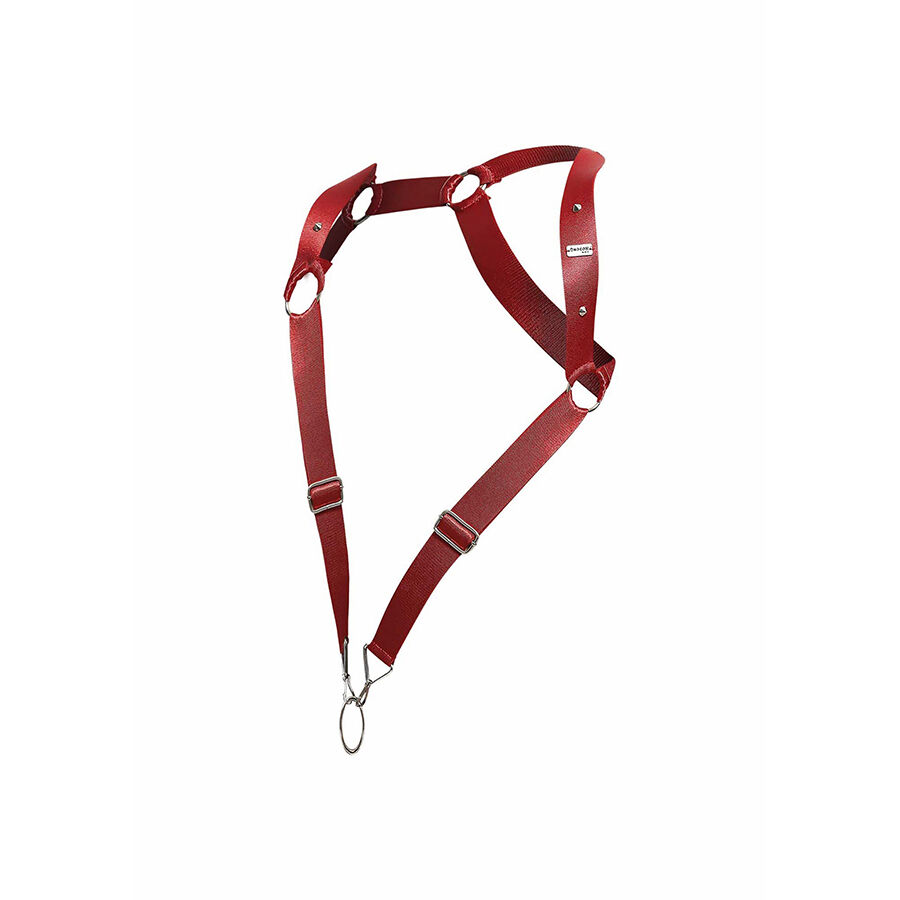 MOB - DNGEON RED STRAIGHT BACK HARNESS ONE SIZE - Bild 7