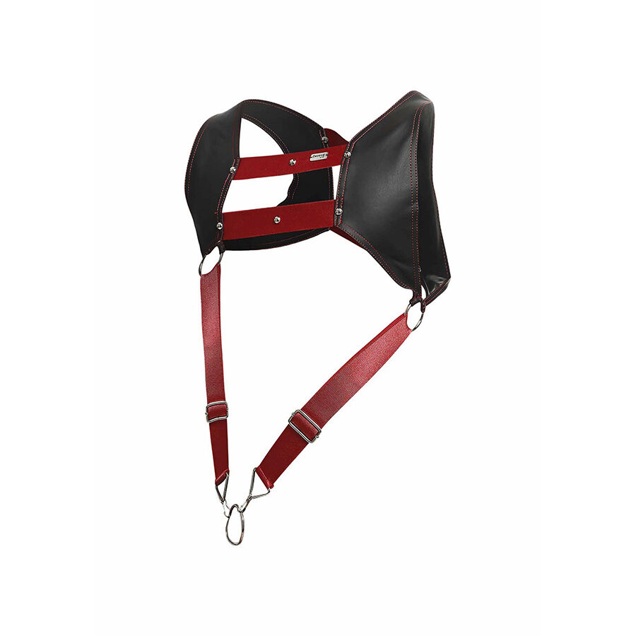 MOB - DNGEON HARNESS WITH RED PENIS RING ONE SIZE - Bild 6