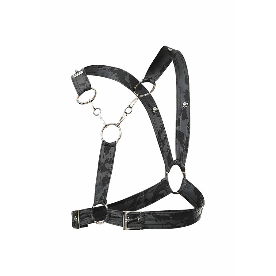 Alternative view of MOB - DNGEON SILVER HARNESS WITH CHAINS ONE SIZE