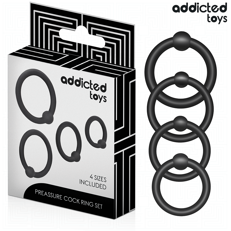 ADDICTED TOYS - SET OF PRESSURE SILICONE RINGS - Bild 2