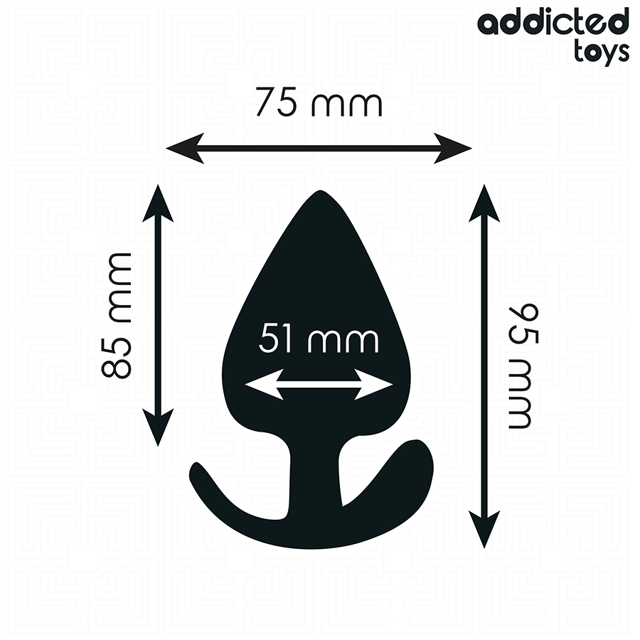 ADDICTED TOYS - ANAL PLUG SILICONE SIZE XL 9.5 CM - Bild 3