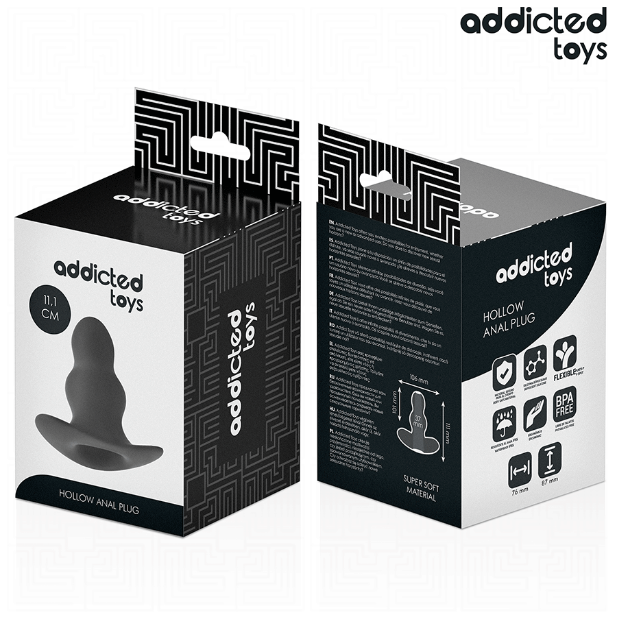 ADDICTED TOYS - HOLLOW ANAL PLUG SILICONE SIZE L 11.1 CM - Bild 7