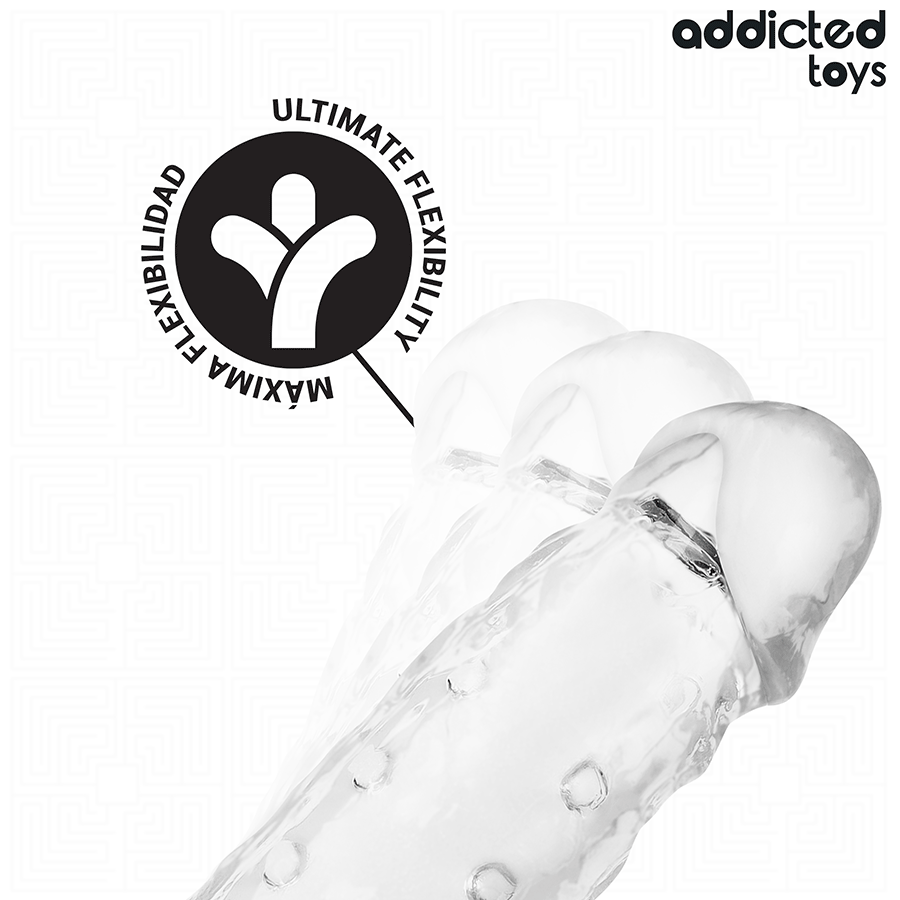 ADDICTED TOYS - TRANSPARENT PENIS SHEATH SIZE M 27 CM - Bild 5