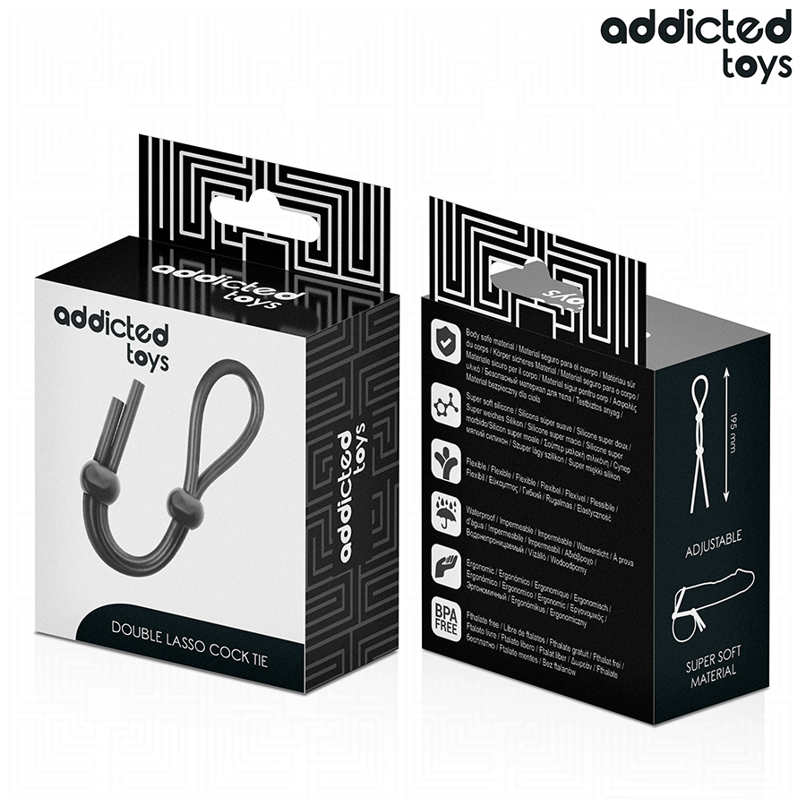ADDICTED TOYS - SILICONE ROPE FOR THE DOUBLE LOOP PENIS - Bild 7