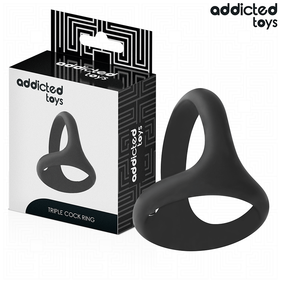 ADDICTED TOYS - THICK TRIPLE PENIS RING - Bild 2