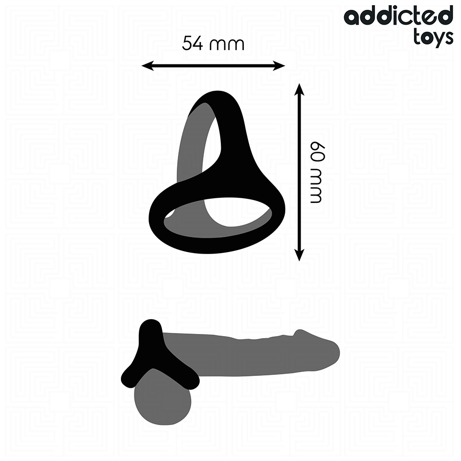 ADDICTED TOYS - THICK TRIPLE PENIS RING - Bild 5