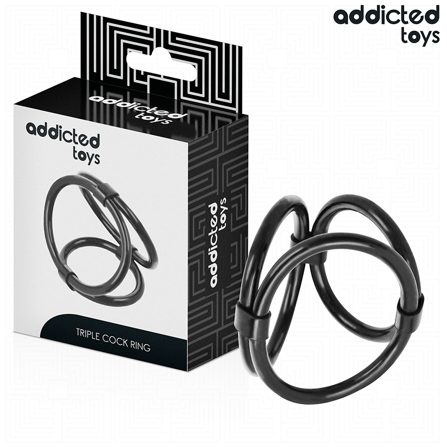 ADDICTED TOYS - TRIPLE PENIS RING - Bild 6