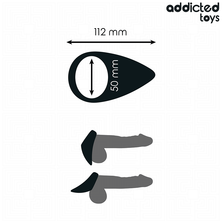 ADDICTED TOYS - TEAR SHAPED PENIS RING - Bild 5