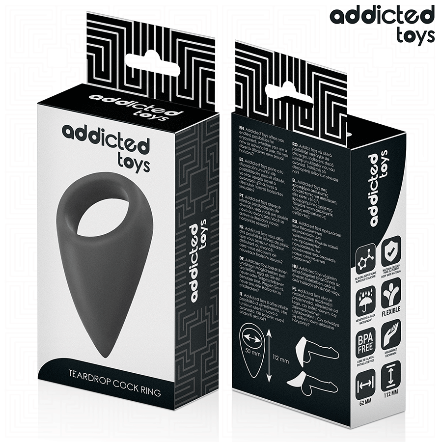 ADDICTED TOYS - TEAR SHAPED PENIS RING - Bild 7