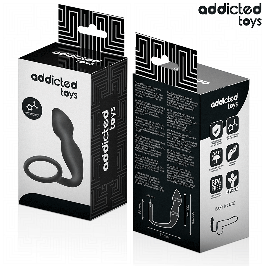 ADDICTED TOYS - ANAL PLUG WITH RING SILICONE MODEL 2 - Bild 6