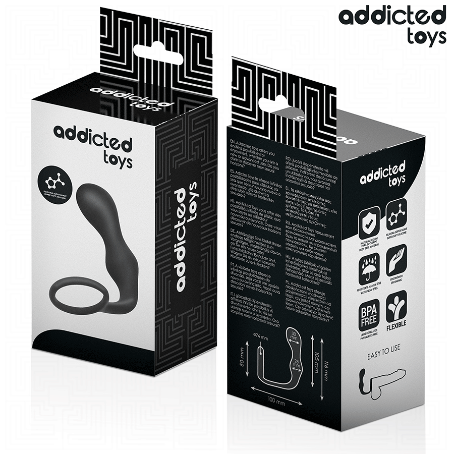 ADDICTED TOYS - ANAL PLUG WITH RING SILICONE MODEL 3 - Bild 6