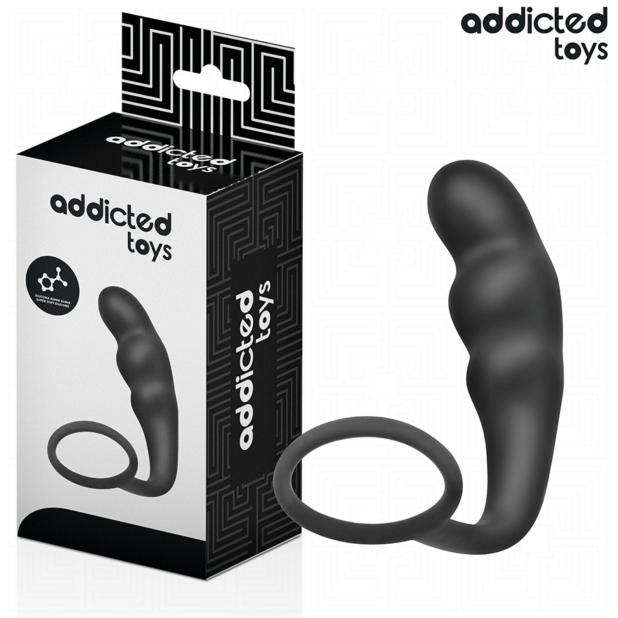 Alternative view of ADDICTED TOYS - ANAL PLUG WITH RING SILICONE MODEL 4