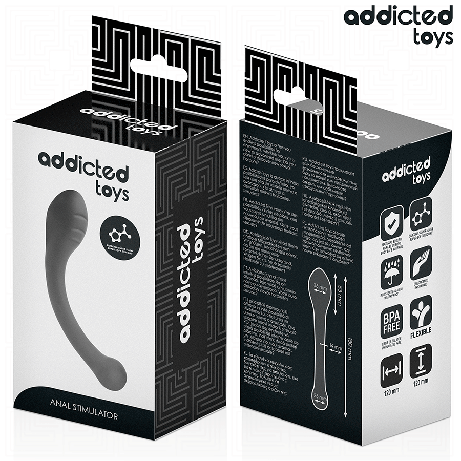 Alternative view of ADDICTED TOYS - ANAL STIMULATOR SILICONE 18 CM