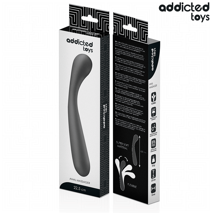 ADDICTED TOYS - DOUBLE ANAL MASSAGER SILICONE 22.5 CM - Bild 6