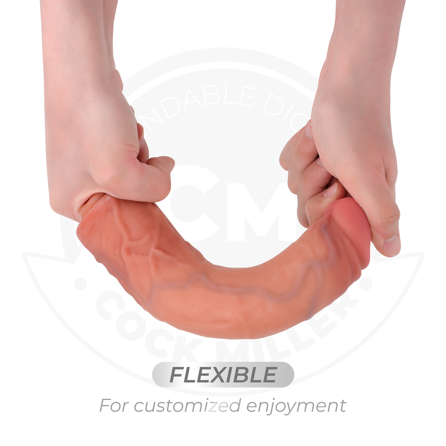 COCK MILLER - REALISTIC DILDO WITH SUCTION CUP AND VIBRATION WITH REMOTE CONTROL 21.5 CM - Bild 8