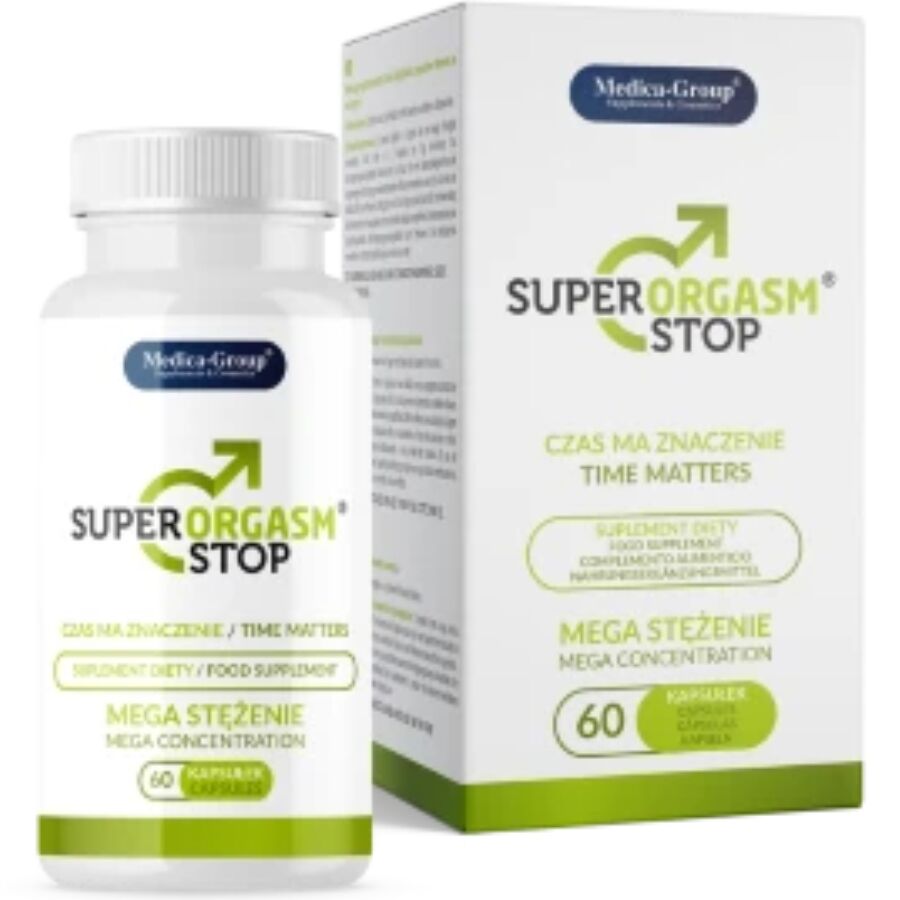 Alternative view of MEDICA GROUP - SUPER ORGASM STOP DELAY FOR MEN 60 CAPSULES