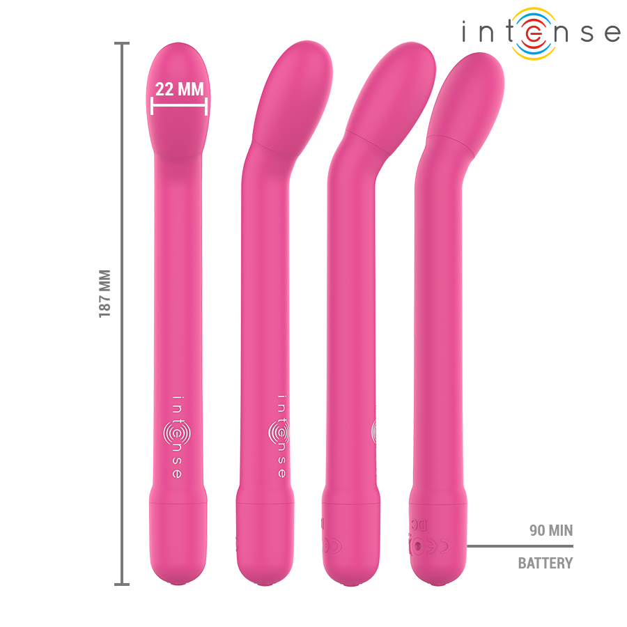 Alternative view of INTENSE - KARLIE RECHARGEABLE G-SPOT STIMULATOR PINK